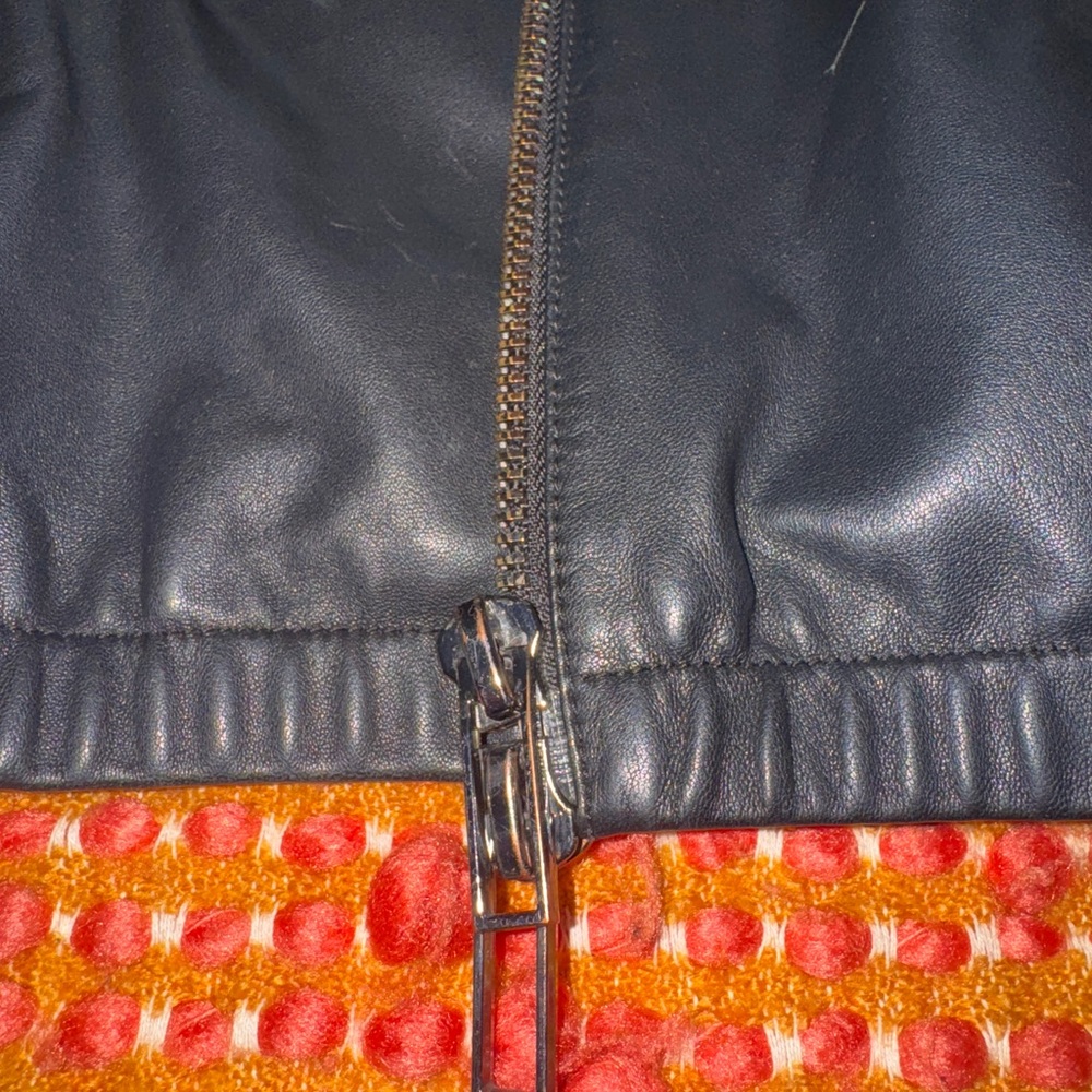Emporio Armani Midnight Black Leather Jacket - Picture 2 of 7